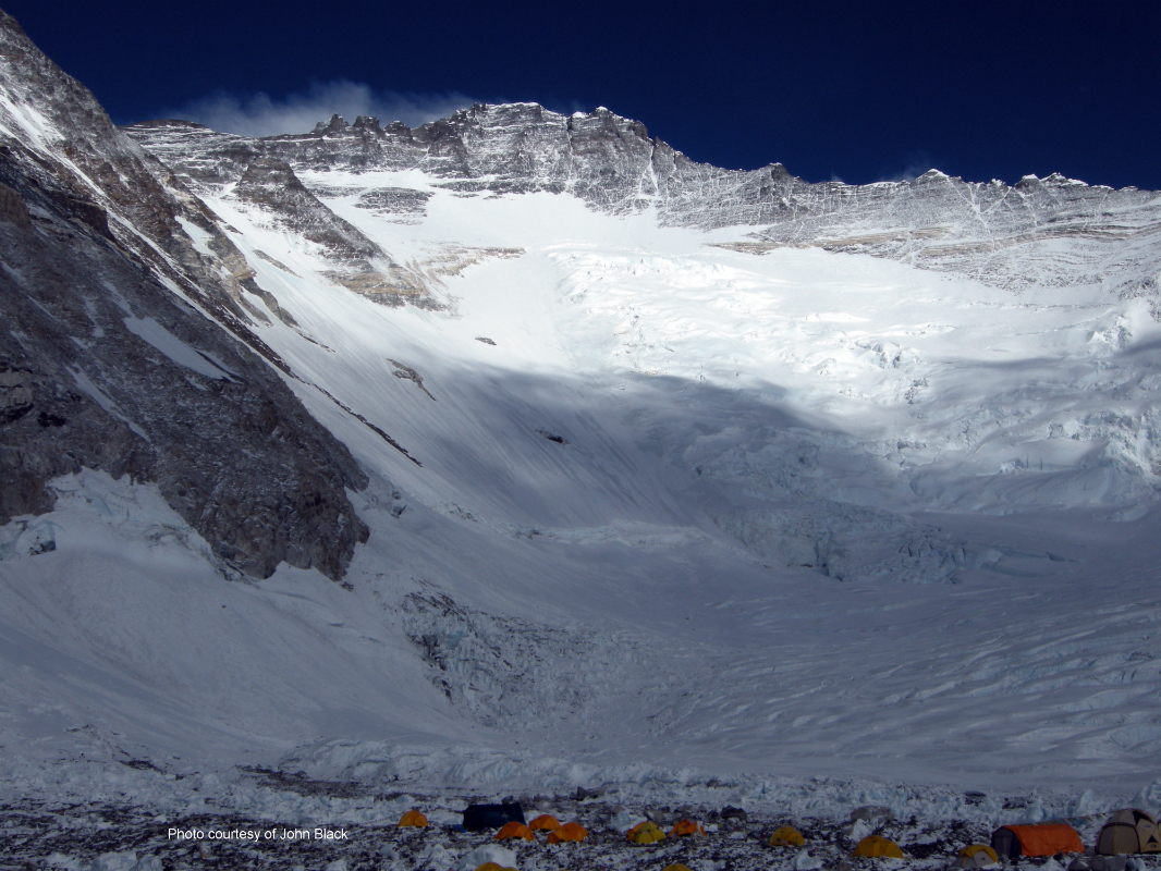 Lhotse face and Camp 3